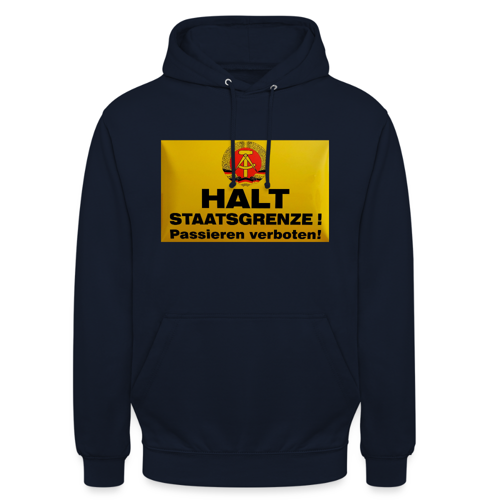 OSSI19 Hoodie HALT STAATSGRENZE - Navy