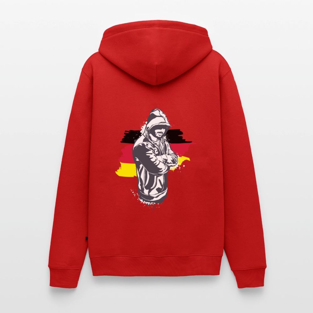 SSW1157Hoodie Kriminell Hände verschränkt - Rot