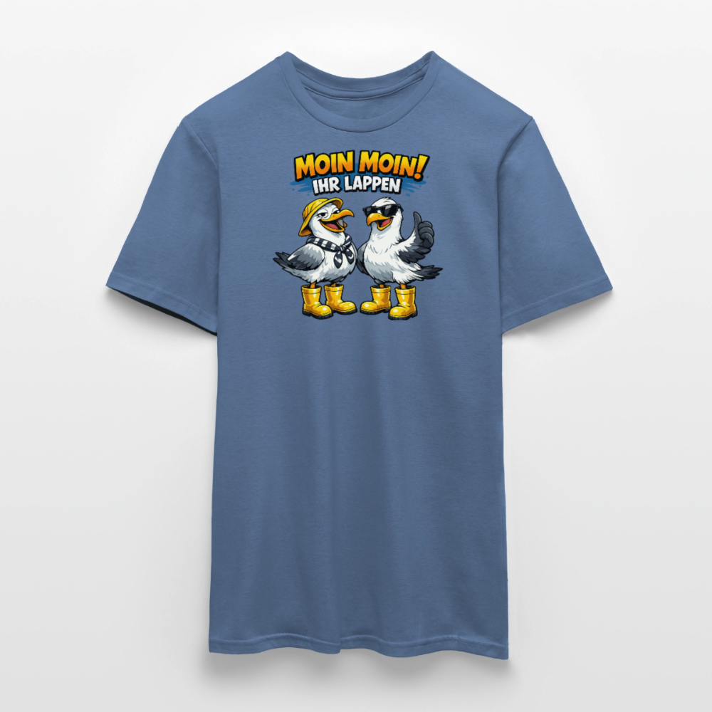 SSW2729 MOIN MOIN IHR LAPPEN - Taubenblau 