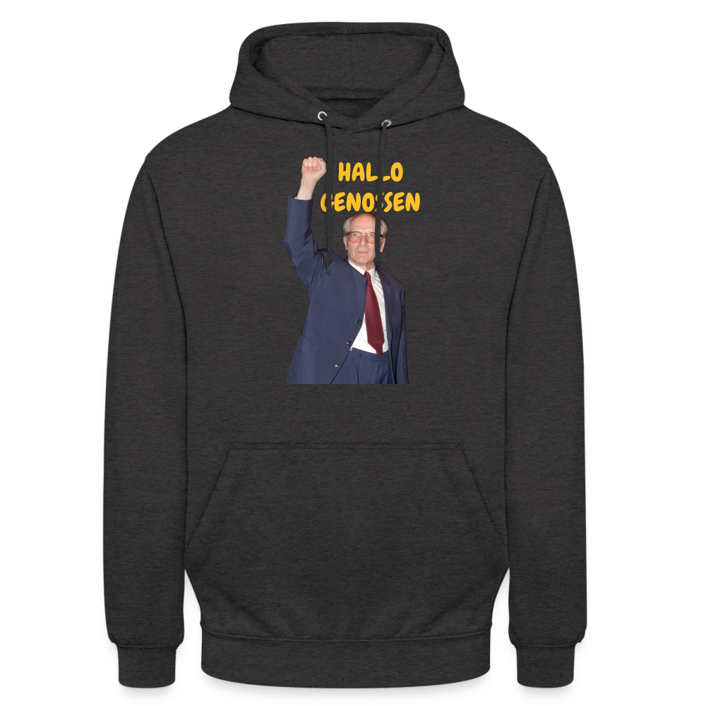 OSSI18Hoodie HALLO GENOSSEN - Anthrazit