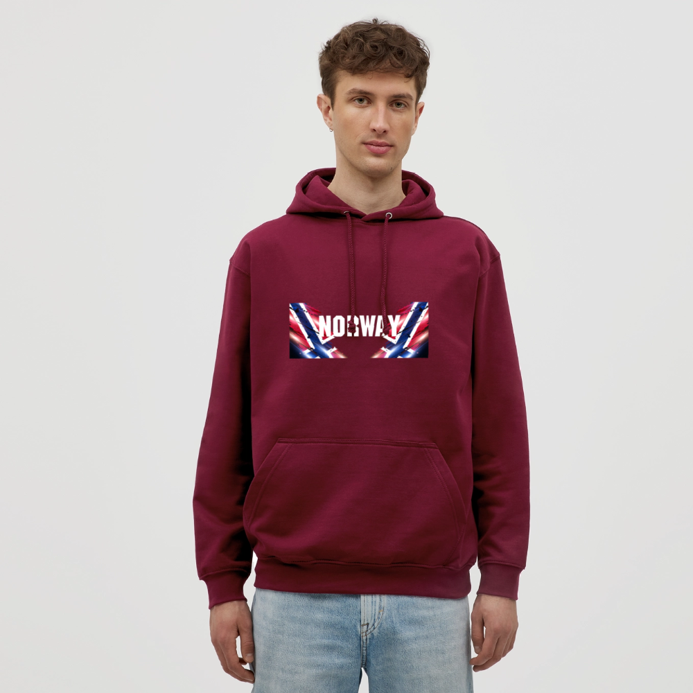 SSW2533 Kapuzenpulli Flag of Norway - Bordeaux