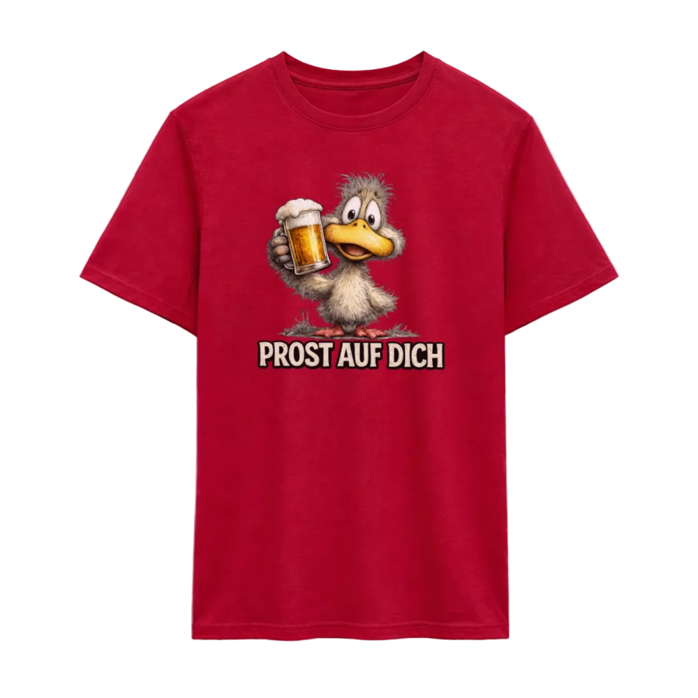 SSW2880Ente Prost auf dich - Rot