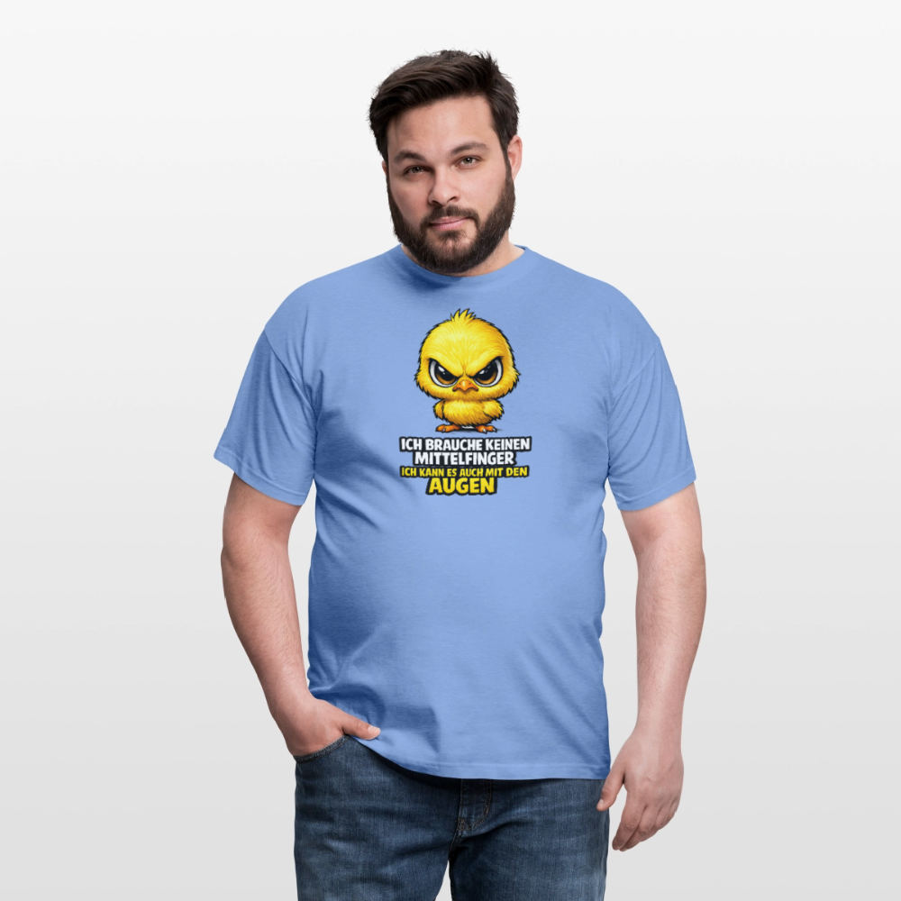 SSW2801 ICH BRAUCHE KEINEN MITTELFINGER ICH KANN ES AUCH MIT DEN AUGEN - Carolina Blue