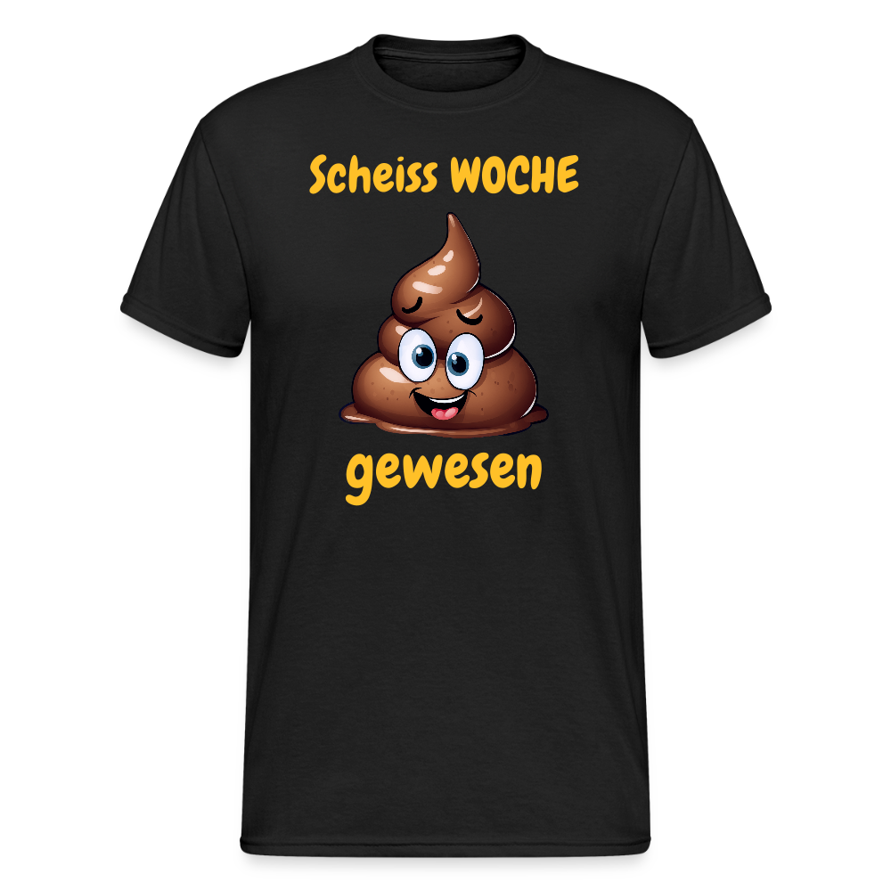 SSW2449Scheiss WOCHE gewesen - Schwarz