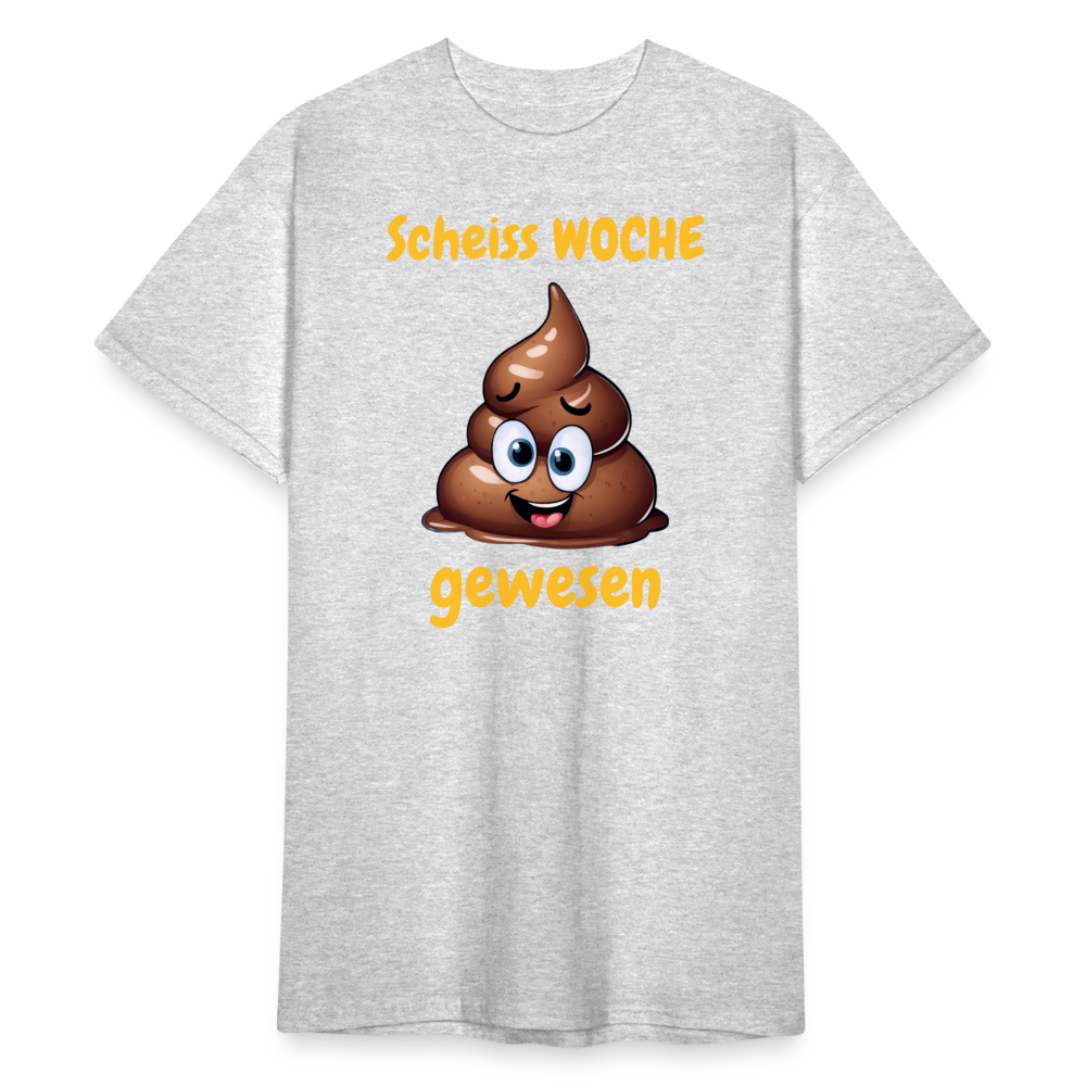 SSW2449Scheiss WOCHE gewesen - Grau meliert