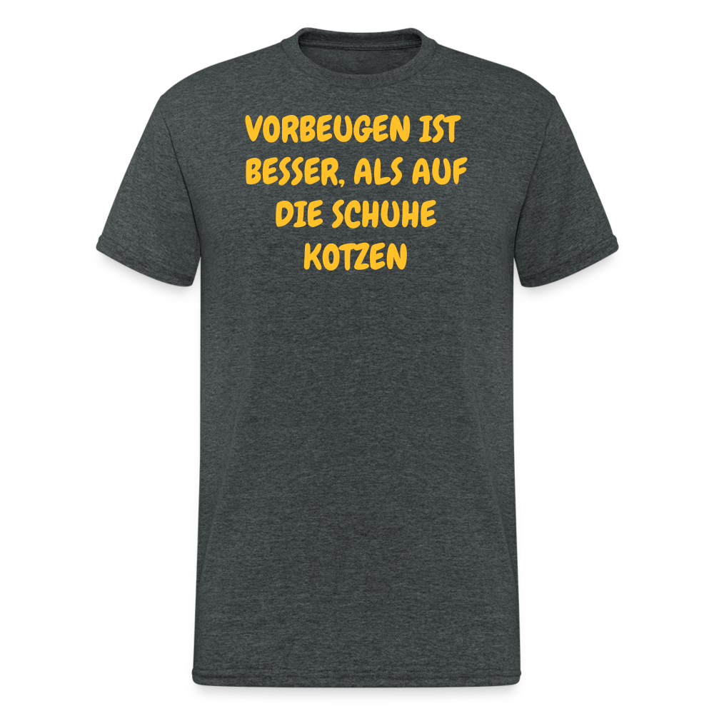 SSW2427VORBEUGEN IST  BESSER, ALS AUF DIE SCHUHE KOTZEN - Dunkelgrau meliert