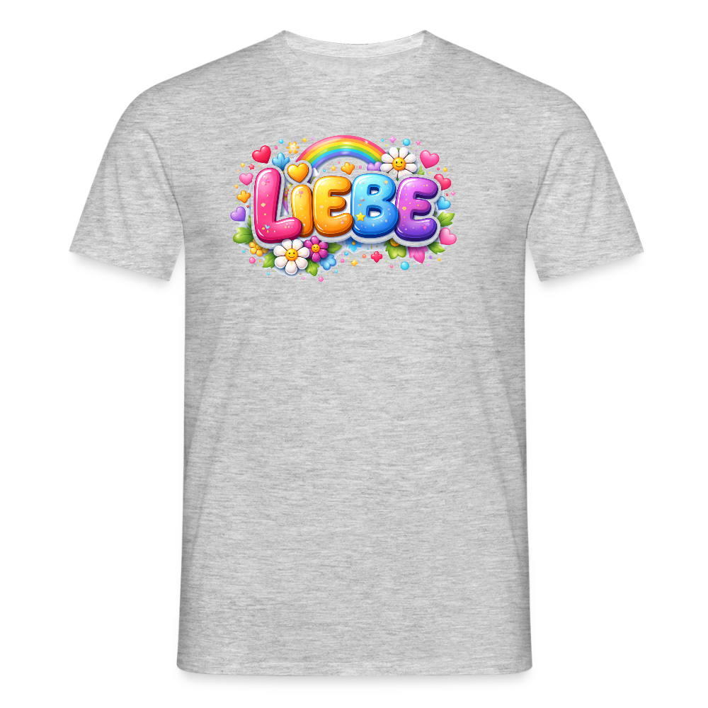 SSW2708Liebe Regenbogen - Grau meliert