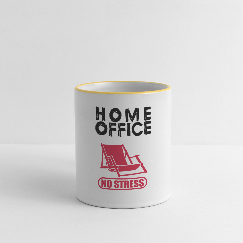 SSW2565HOME OFFICE NO STRESS - Weiß/Gelb