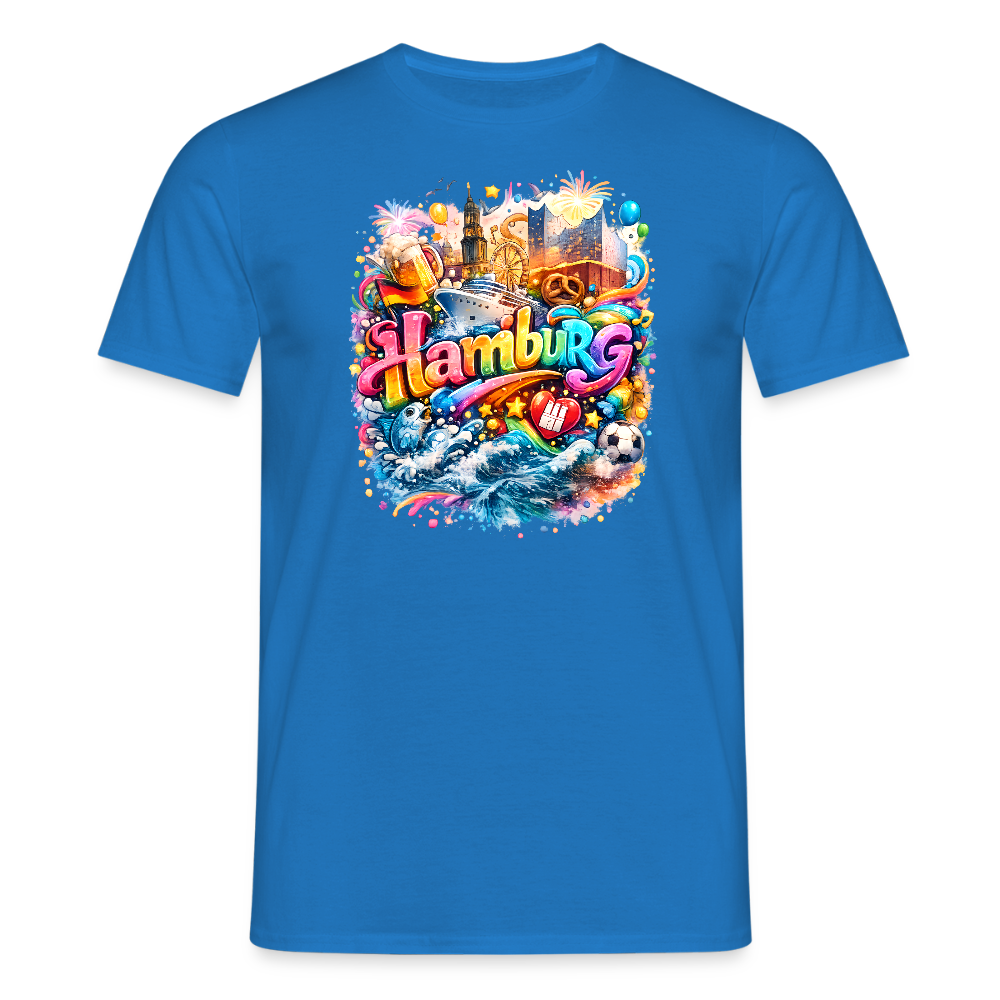 SSW2680Hamburg Verrückt und Bunt2 - Royalblau