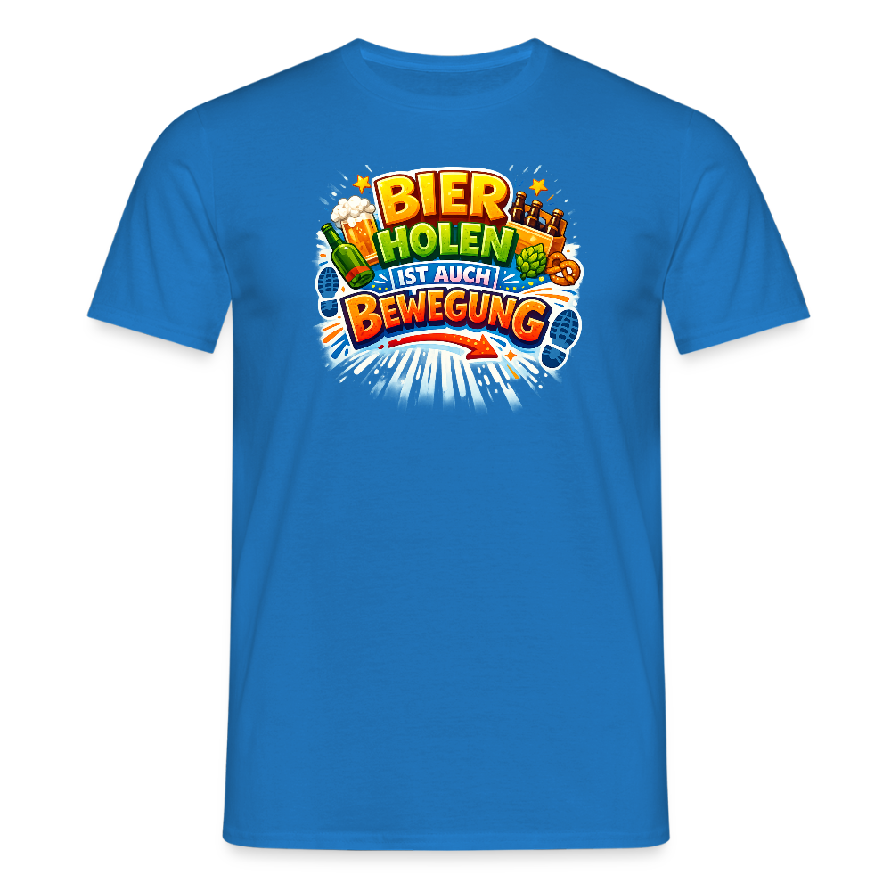 SSW2779 BIER HOLEN IST AUCH BEWEGUNG - Royalblau