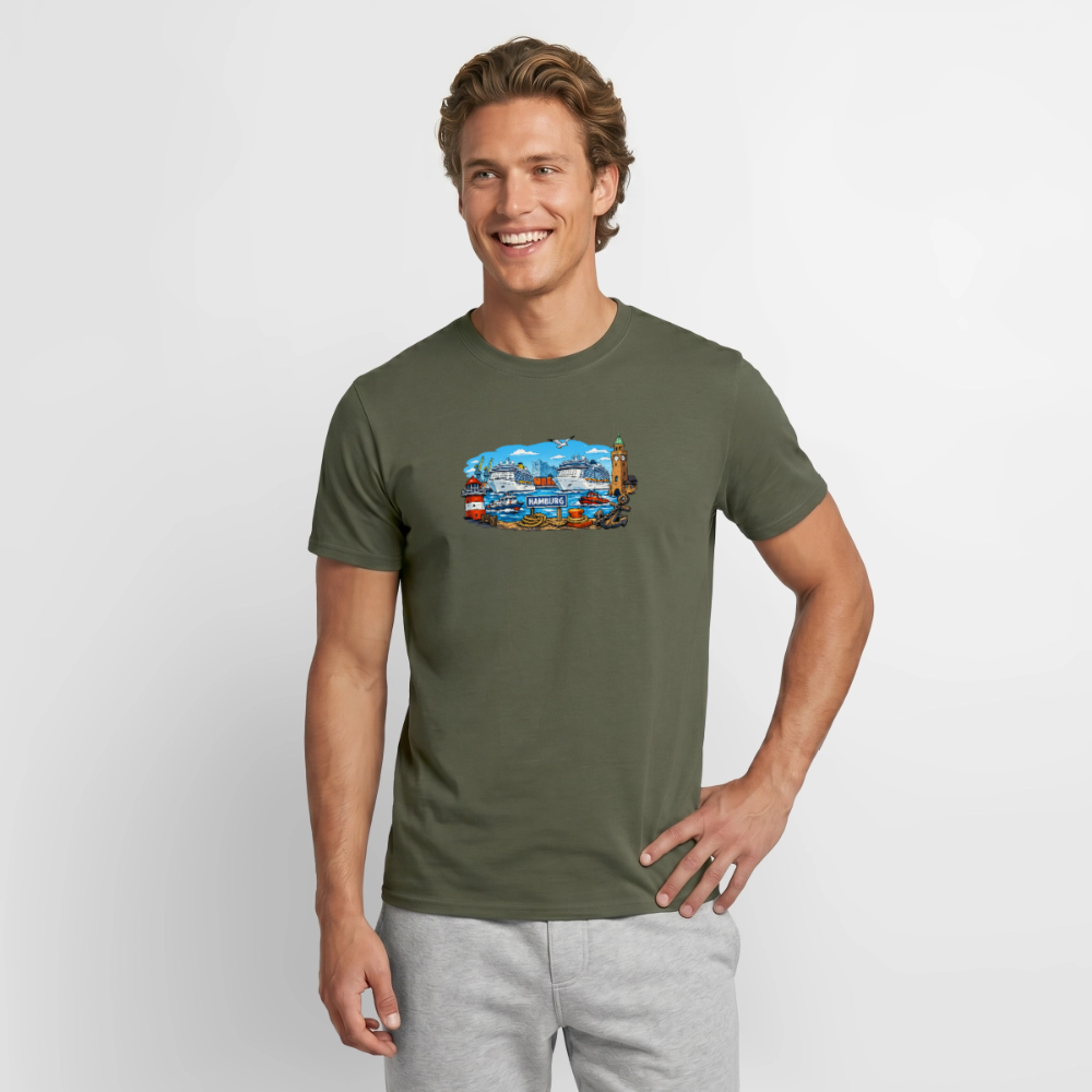 SSW2859Kreuzfahrt Schiffe - Militärgrün