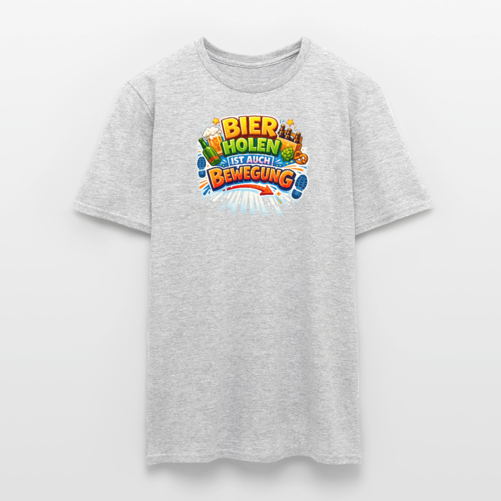 SSW2779 BIER HOLEN IST AUCH BEWEGUNG - Grau meliert