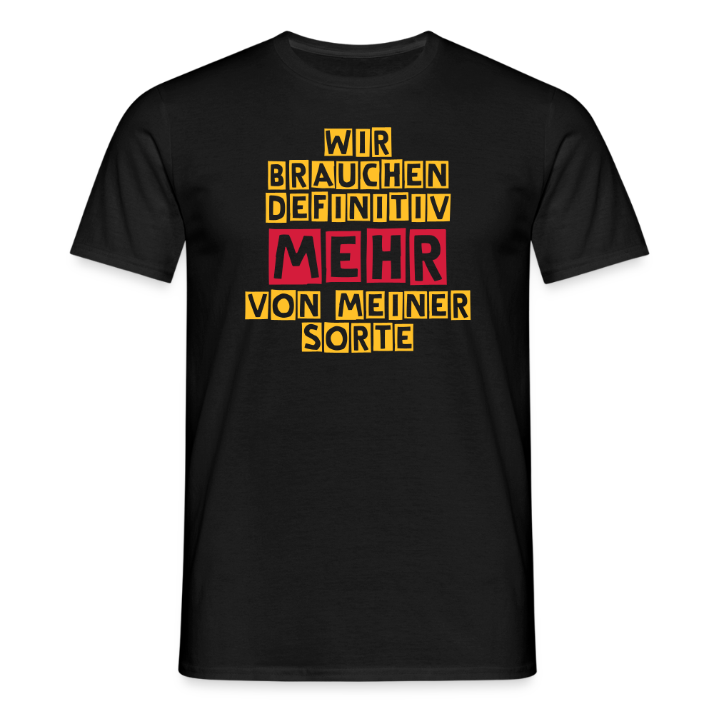 SSW2665WIR BRAUCHEN DEFINITIV   VON MEINER SORTE - Schwarz