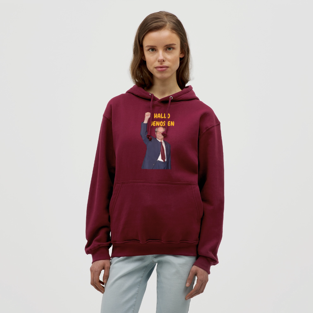 OSSI18Hoodie HALLO GENOSSEN - Bordeaux