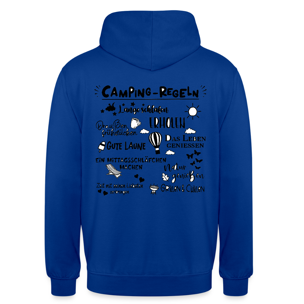 SSW2606 Camping Regeln - Royalblau