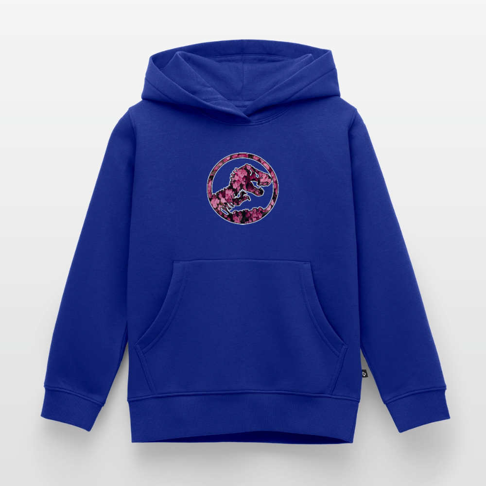 SSW1479 Hoodie jurassic_flowers_v2 - Royalblau