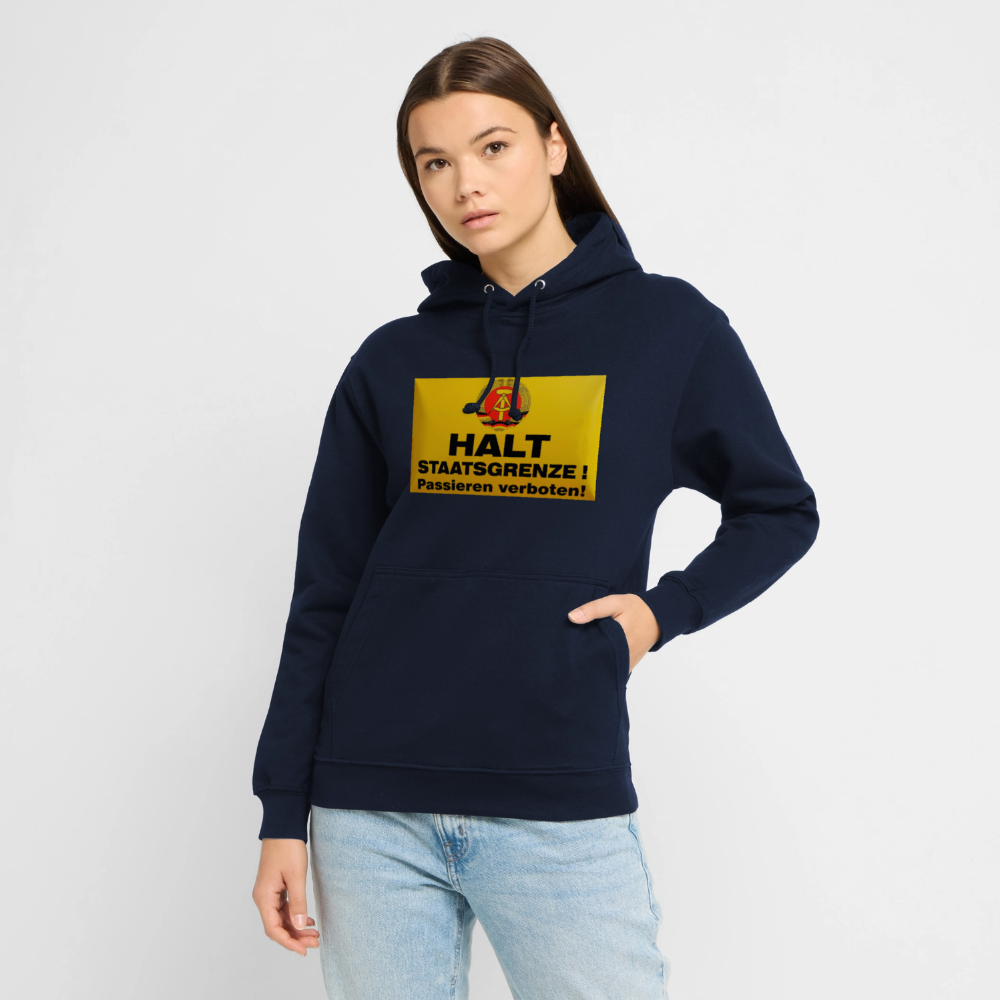 OSSI19 Hoodie HALT STAATSGRENZE - Navy