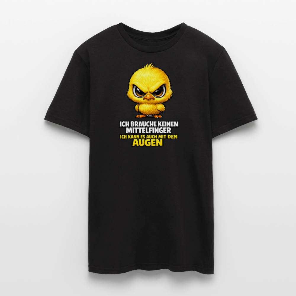 SSW2801 ICH BRAUCHE KEINEN MITTELFINGER ICH KANN ES AUCH MIT DEN AUGEN - Schwarz