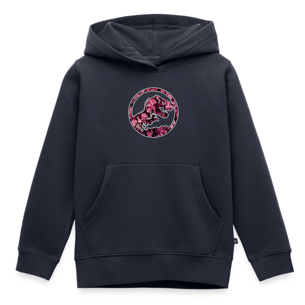SSW1479 Hoodie jurassic_flowers_v2 - Navy