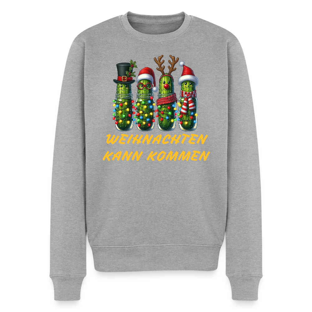 SSW2614WEIHNACHTEN KANN KOMMEN SWEATSHIRT - Grau meliert