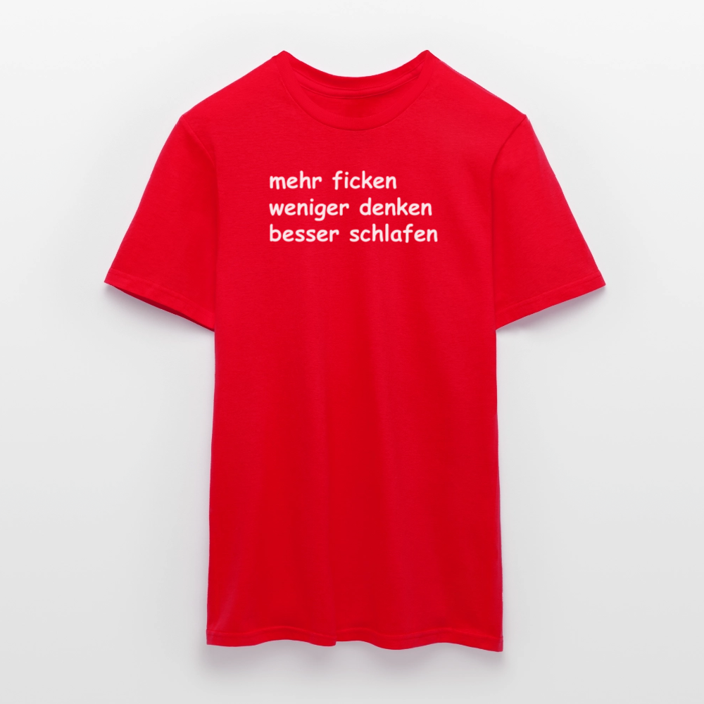 SSW2650mehr ficken weniger denken besser schlafen - Rot