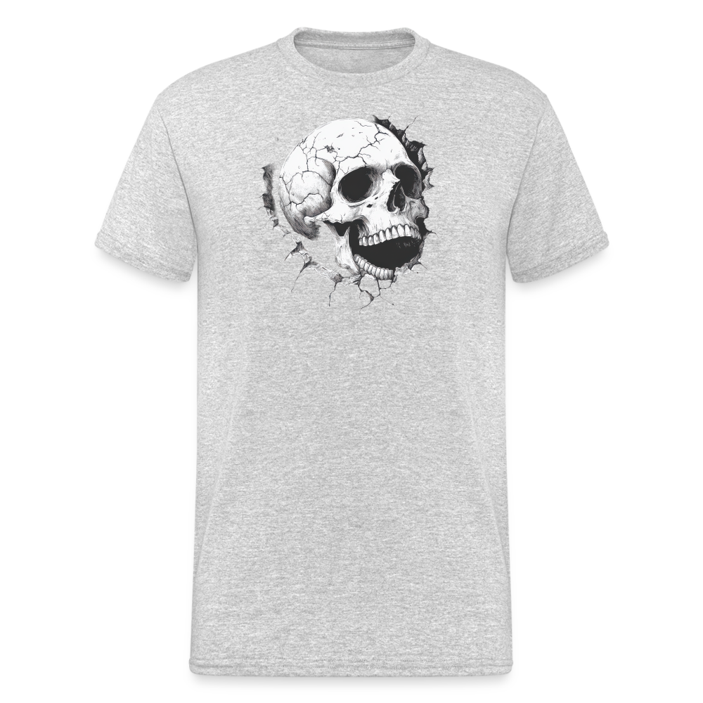 SSW2314Totenkopf4 - Grau meliert