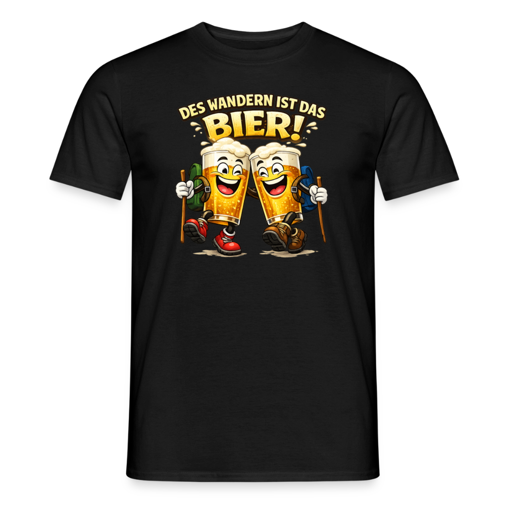 SSW2890 DES WANDERN IST DAS BIER - Schwarz