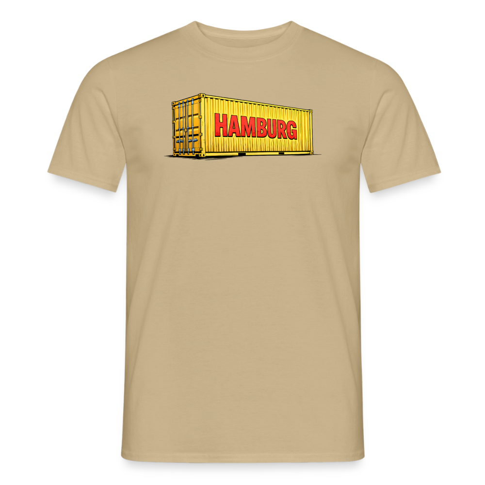 SSW2860Hafen Hamburg gelber Container - Sandbeige