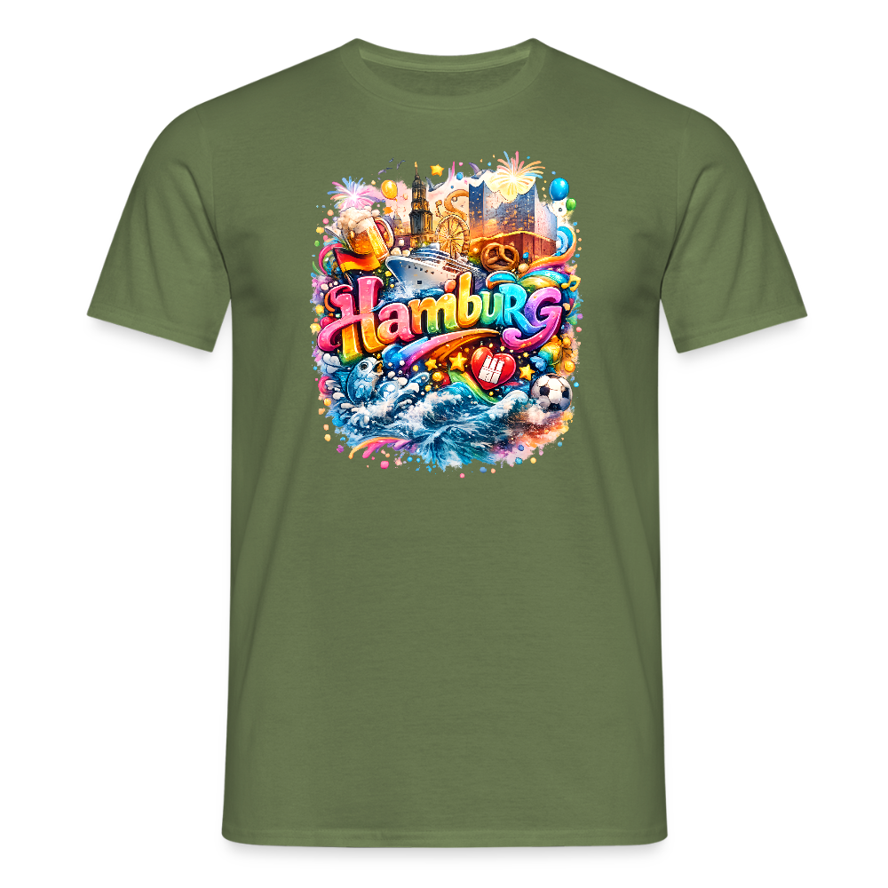 SSW2680Hamburg Verrückt und Bunt2 - Militärgrün