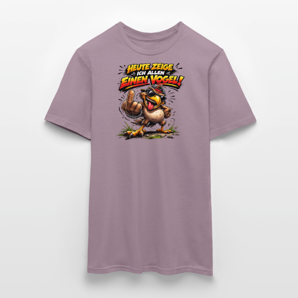 SSW2798 HEUTE ZEIGE ICH ALLEN EINEN VOGEL - Lilagrau 