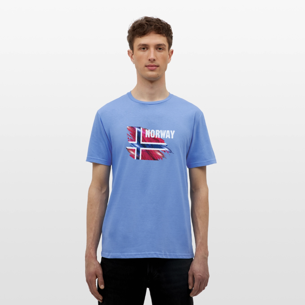 SSW2535 Flag of Norway - carolina blue