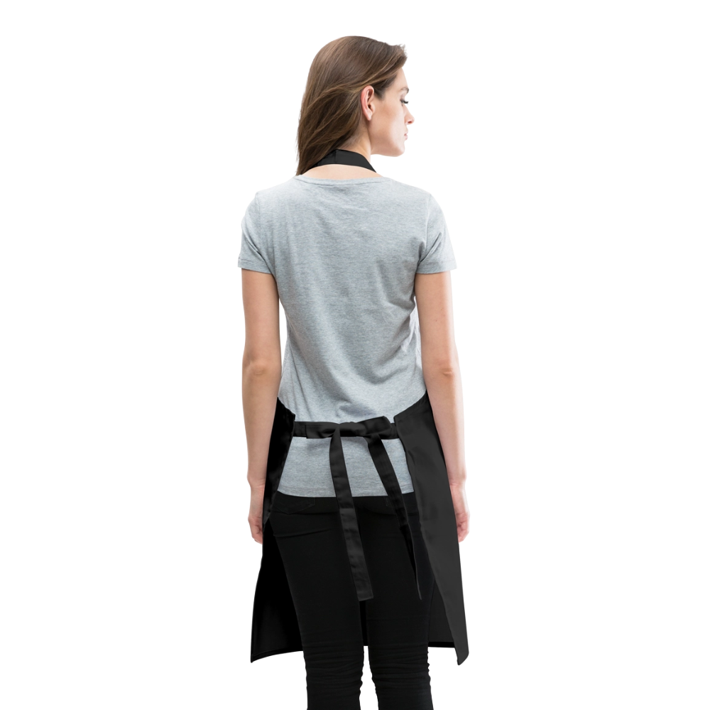 OSSI19 Kochschürze  HALT STAATSGRENZE - Schwarz