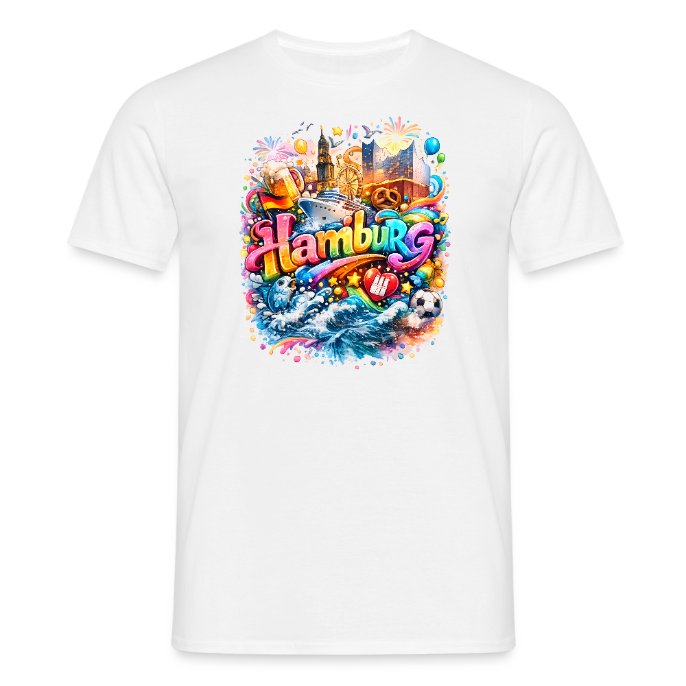 SSW2680Hamburg Verrückt und Bunt2 - Weiß