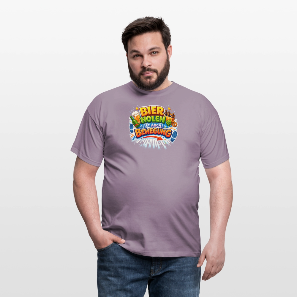 SSW2779 BIER HOLEN IST AUCH BEWEGUNG - Lilagrau 