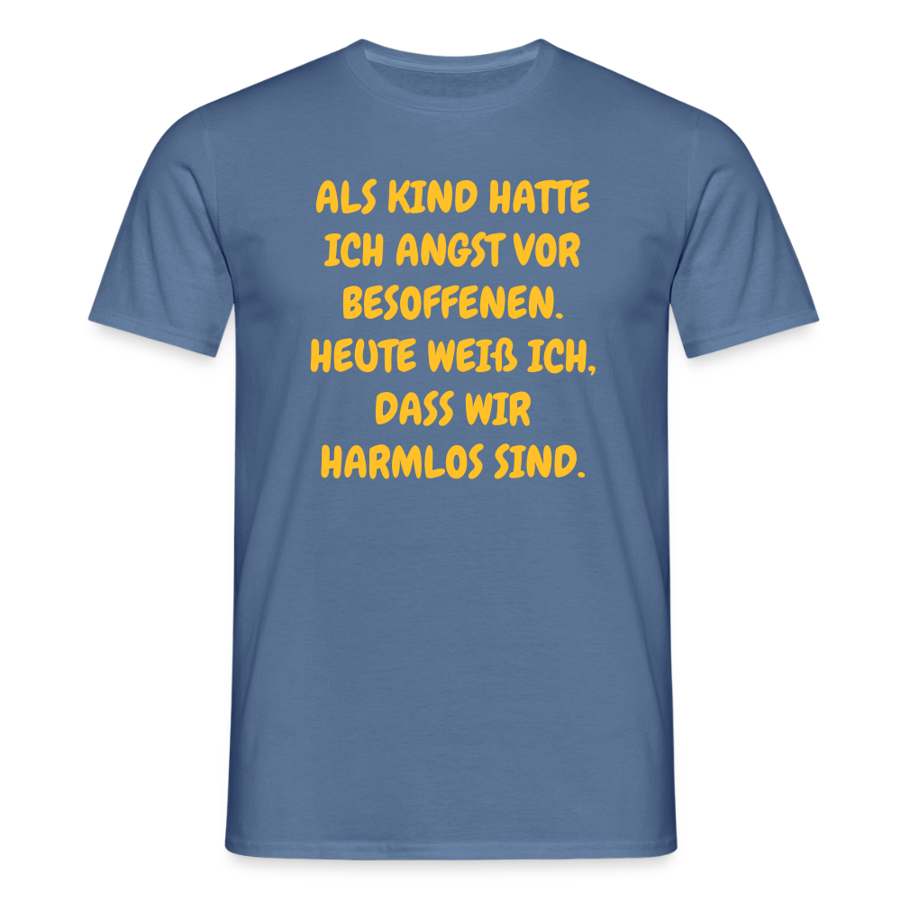 SSW2669ALS KIND HATTE ICH ANGST VOR BESOFFENEN. HEUTE WEIß ICH, DASS WIR HARMLOS SIND. - Taubenblau 