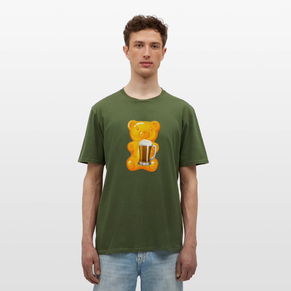 SSW2506Gummibär mit Bier - Militärgrün