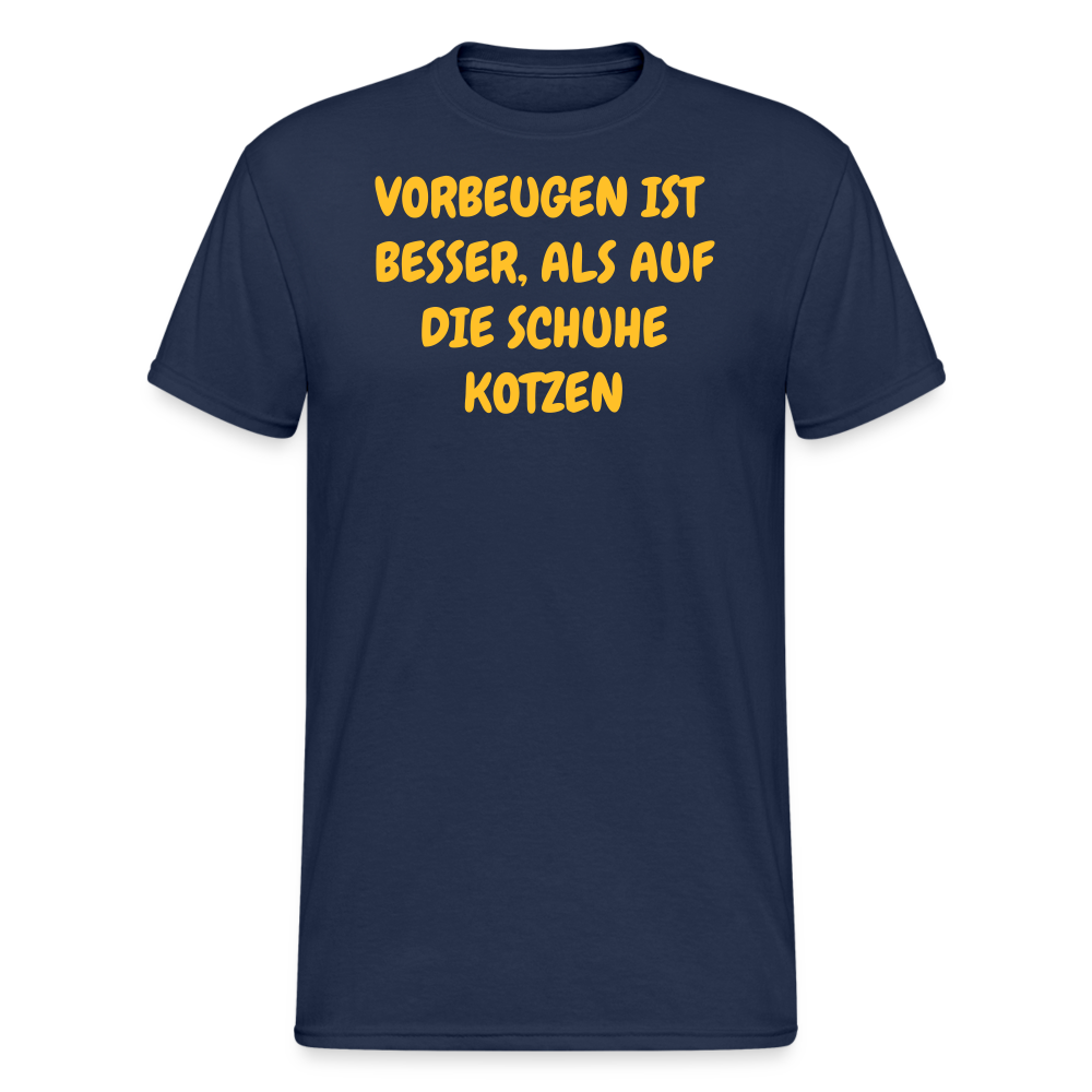 SSW2427VORBEUGEN IST  BESSER, ALS AUF DIE SCHUHE KOTZEN - Navy