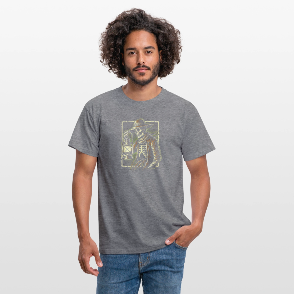 SSW2504Skeleton Holding a Lantern Gritty - Graphit meliert