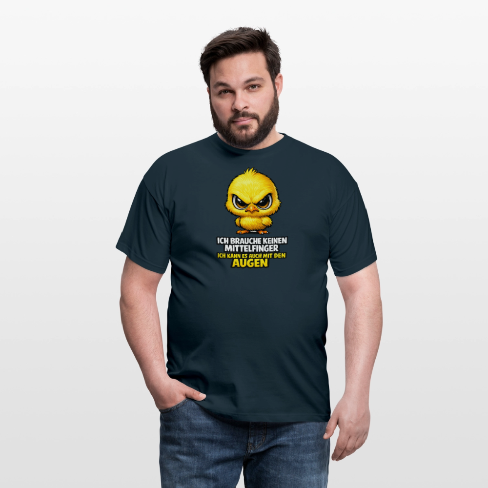SSW2801 ICH BRAUCHE KEINEN MITTELFINGER ICH KANN ES AUCH MIT DEN AUGEN - Navy