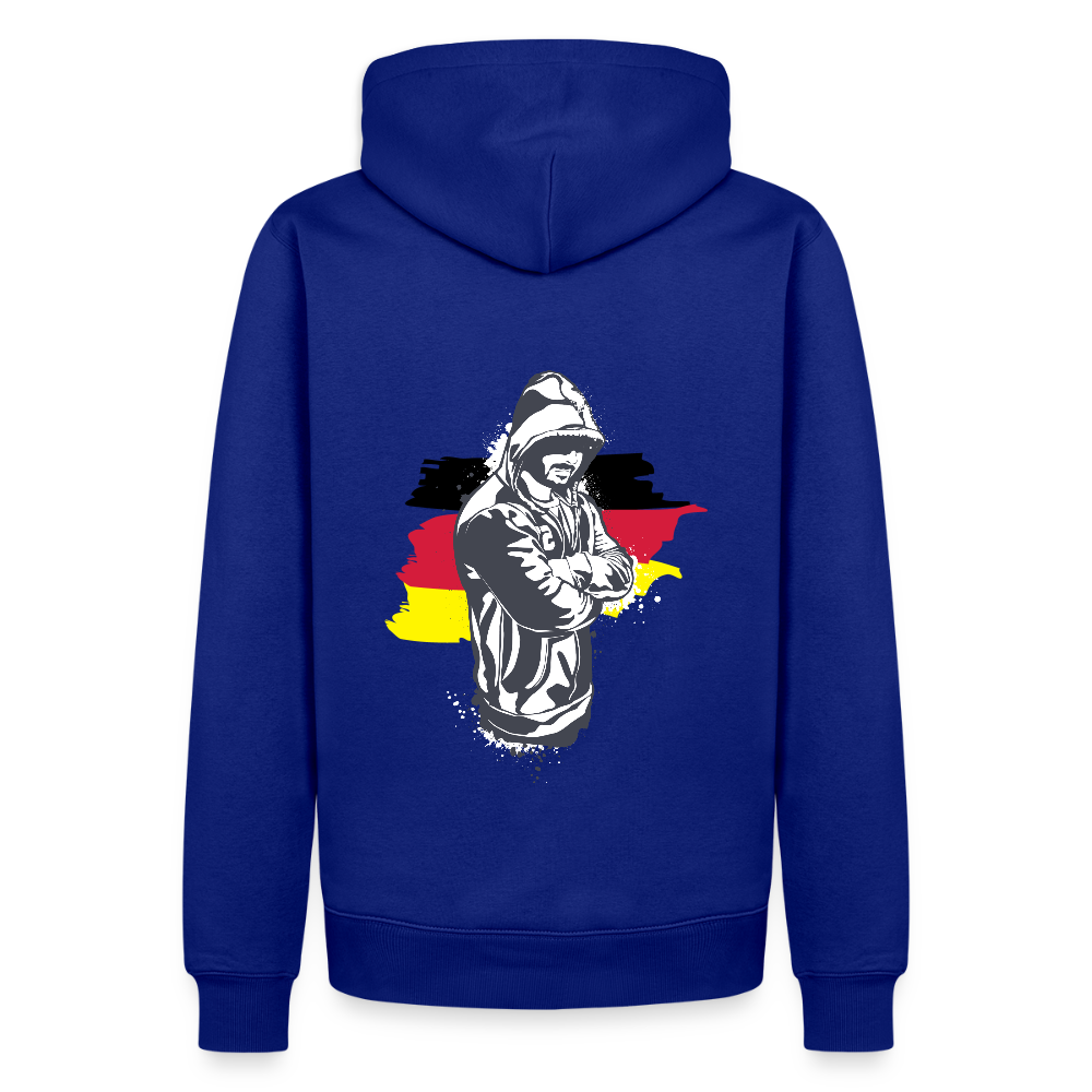 SSW1157Hoodie Kriminell Hände verschränkt - Royalblau