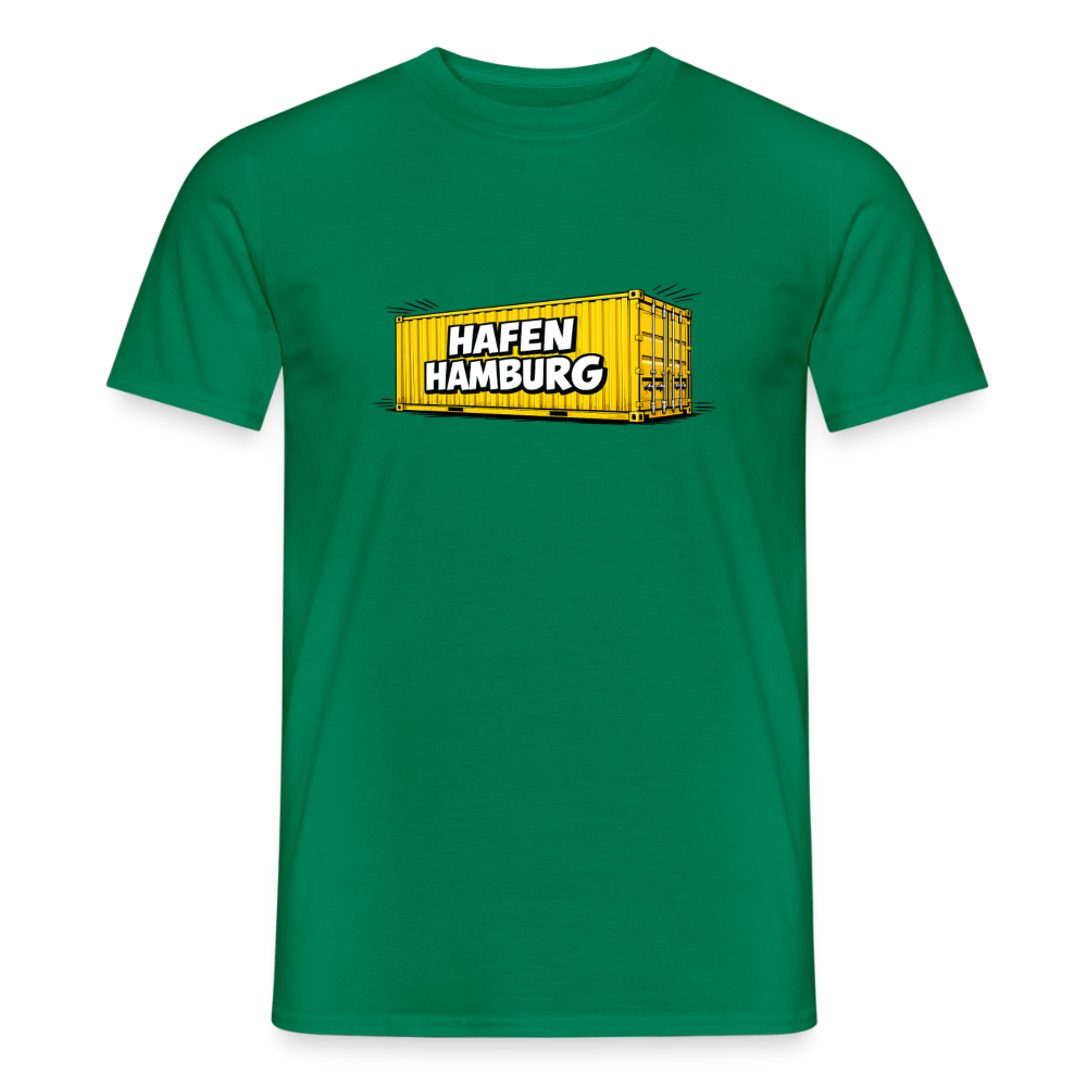 SSW2861Hafen Hamburg gelber Container 2 - Kelly Green