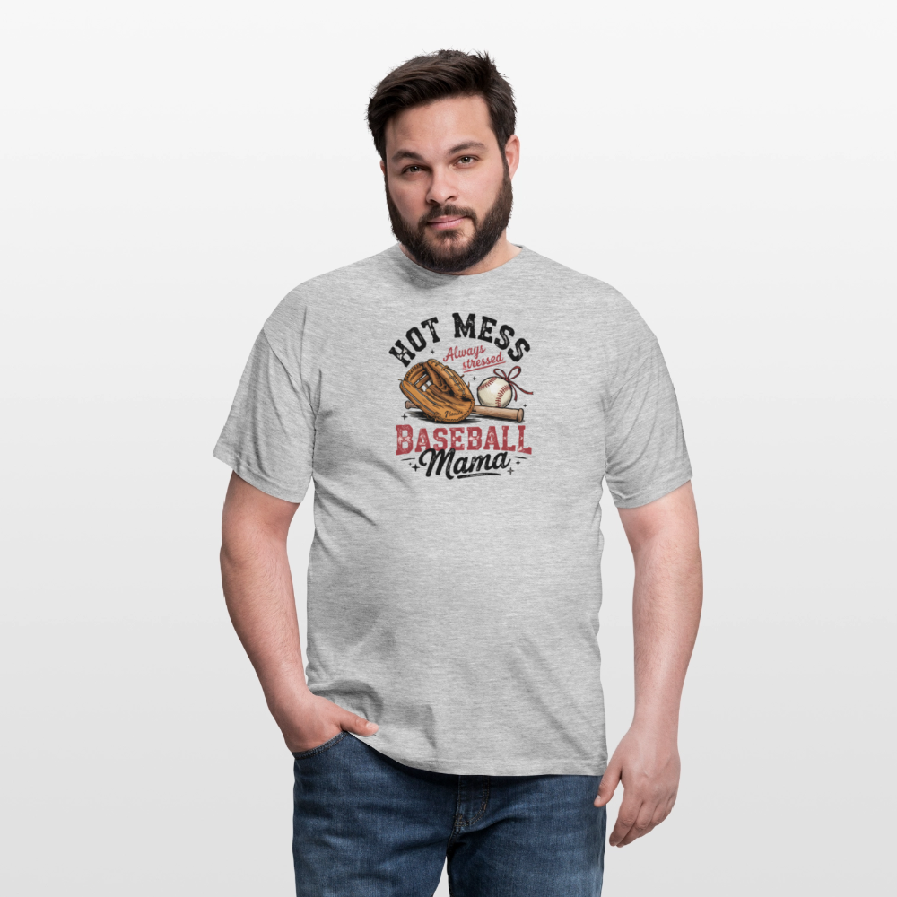 SSW2586 Baseball Mama - Grau meliert