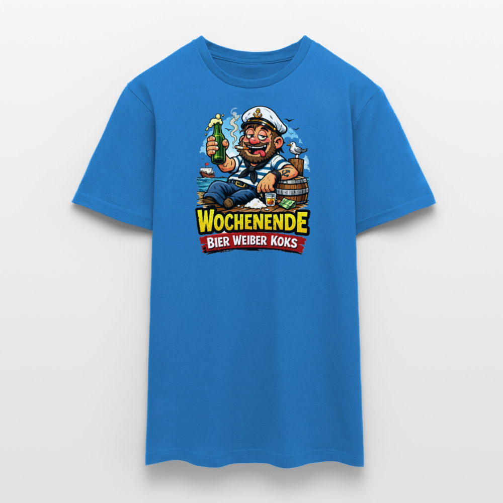 SSW2716Wochenende Bier Weiber Koks - Royalblau