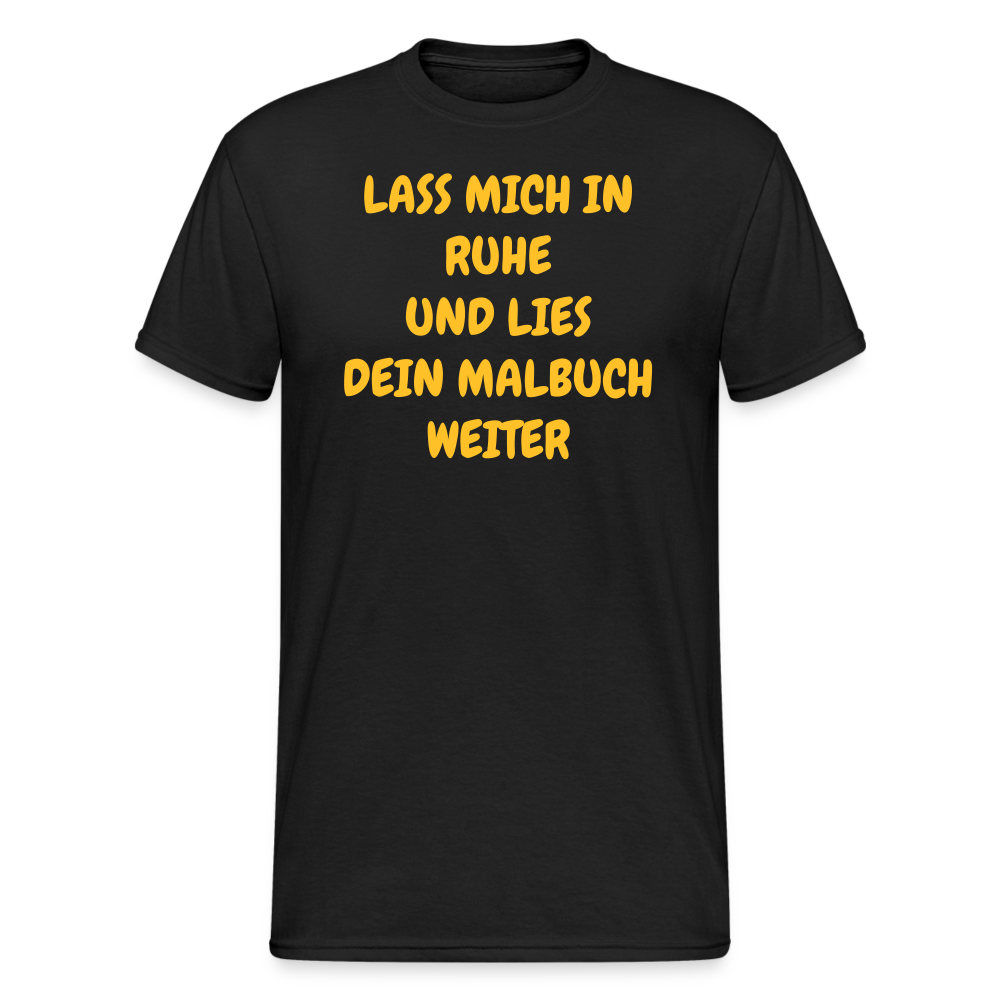 SSW2418LASS MICH IN RUHE UND LIES DEIN MALBUCH WEITER - Schwarz