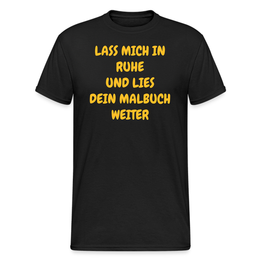 SSW2418LASS MICH IN RUHE UND LIES DEIN MALBUCH WEITER - Schwarz