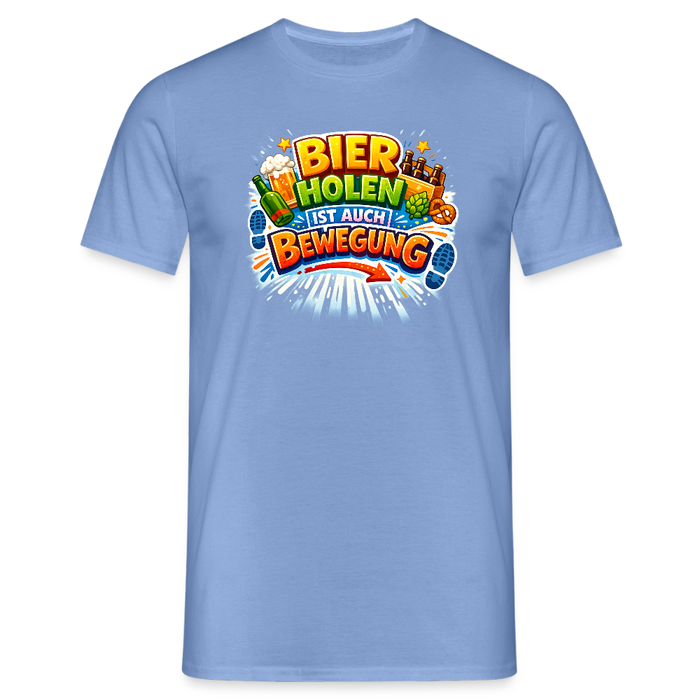 SSW2779 BIER HOLEN IST AUCH BEWEGUNG - Carolina Blue