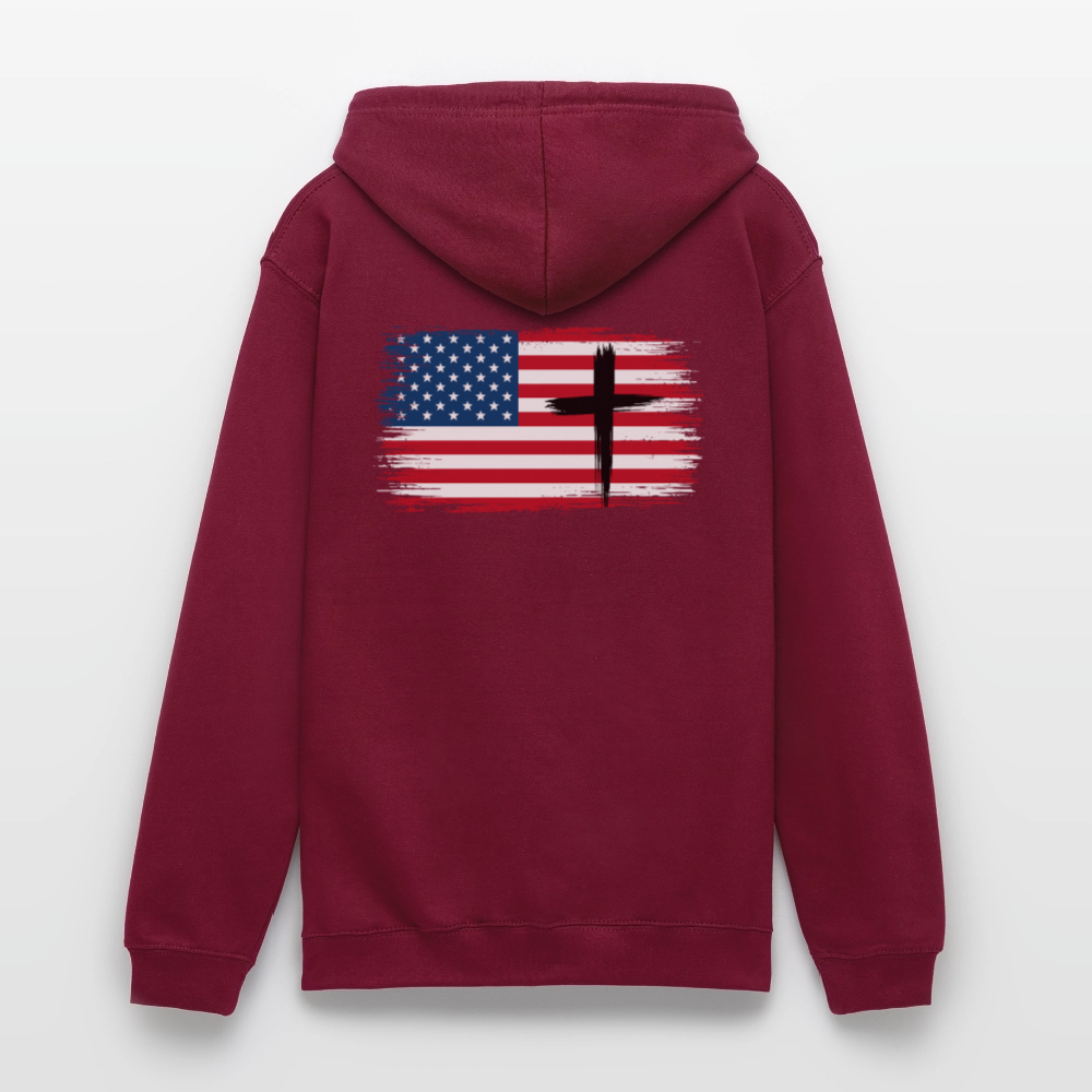 SSW2607 Flag-Cross - Bordeaux