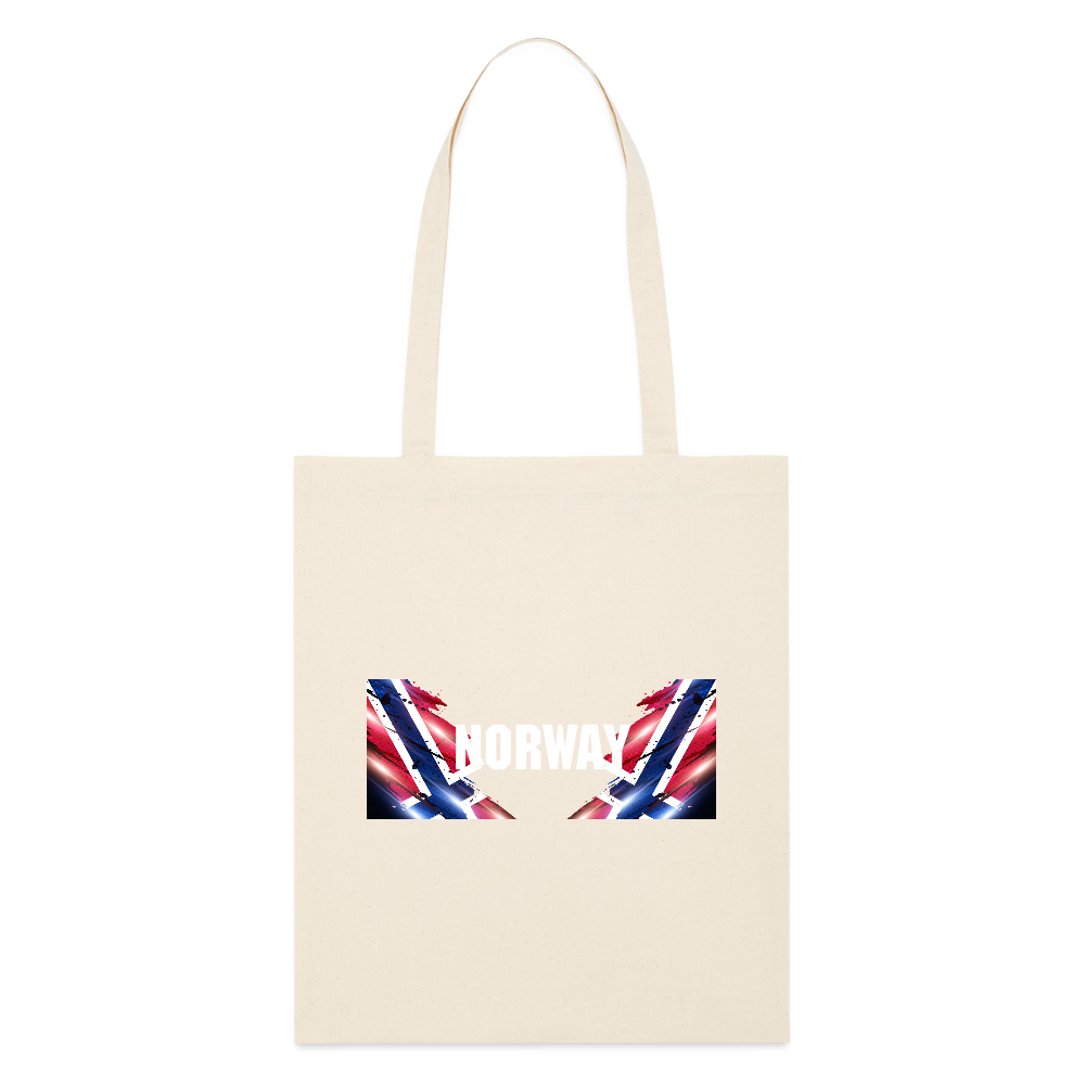 SSW2529 Stofftasche Flag of Norway - Weißgrau