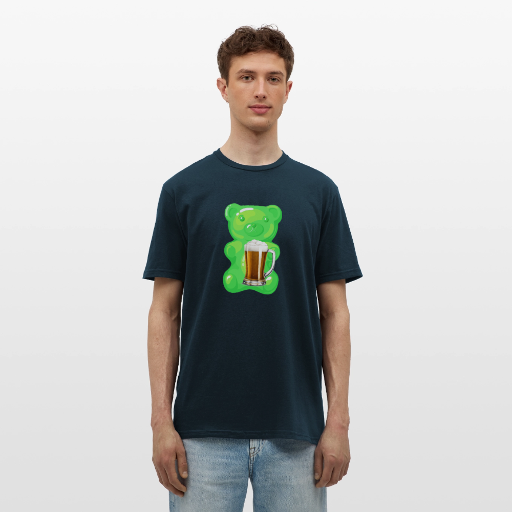 SSW2507Gummibär grün mit Bier - Navy