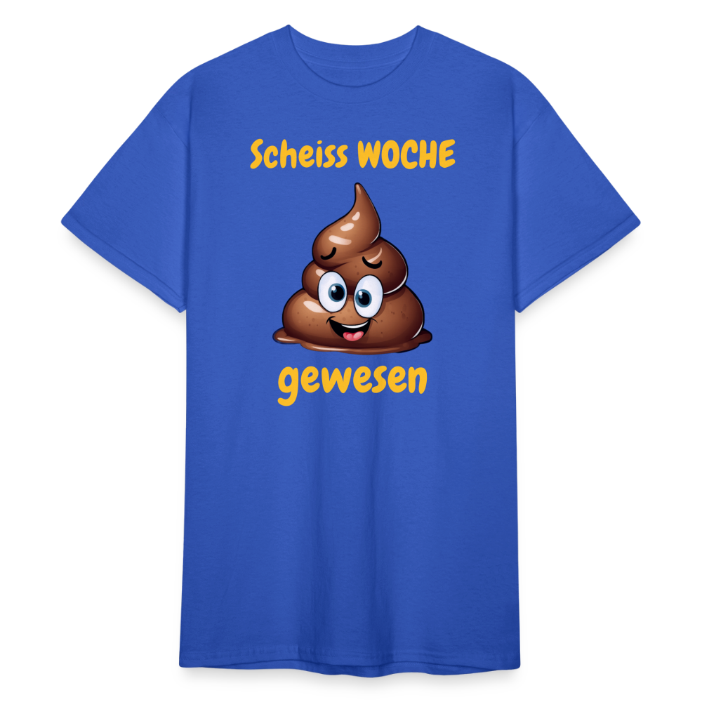 SSW2449Scheiss WOCHE gewesen - Königsblau